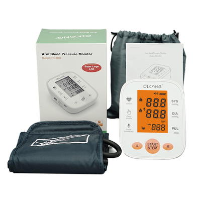 3.46in LCD Medical แบบพกพาความดันโลหิต Cuff Bp เครื่องมือวัดอินเทอร์เฟซ USB