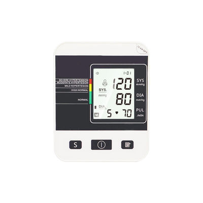 3.5in Home Medical เครื่องวัดความดันโลหิต Upper Arm Bp Monitor 0 ถึง 290mmHg