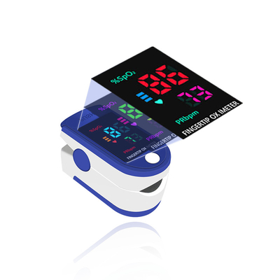 TFT Digital Portable Home Medical Pulse Oximeter Finger Oxygen Monitor 30 ถึง 250BPM
