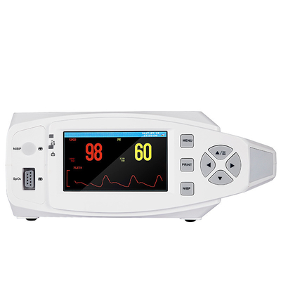 TFT Medical Multi Parameter Veterinary Monitor จอภาพผู้ป่วยแบบพกพา SpO2 ECG