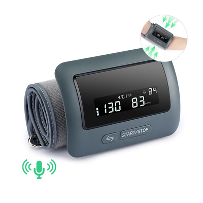 Voice Smart Bluetooth เครื่องวัดความดันโลหิต Automatic Upper Arm Home BP Monitor
