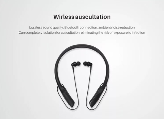 อุปกรณ์การแพทย์ที่บ้านระดับมืออาชีพ Bluetooth Smart Usb Digital Wireless Stethoscope