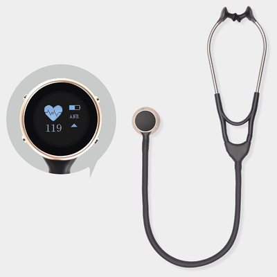 หูฟังดิจิตอลสเตนเลสสตีลหัวใจ ECG Single Head Professional Medical