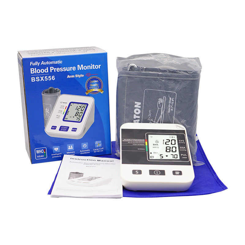3.5in Home Medical เครื่องวัดความดันโลหิต Upper Arm Bp Monitor 0 ถึง 290mmHg
