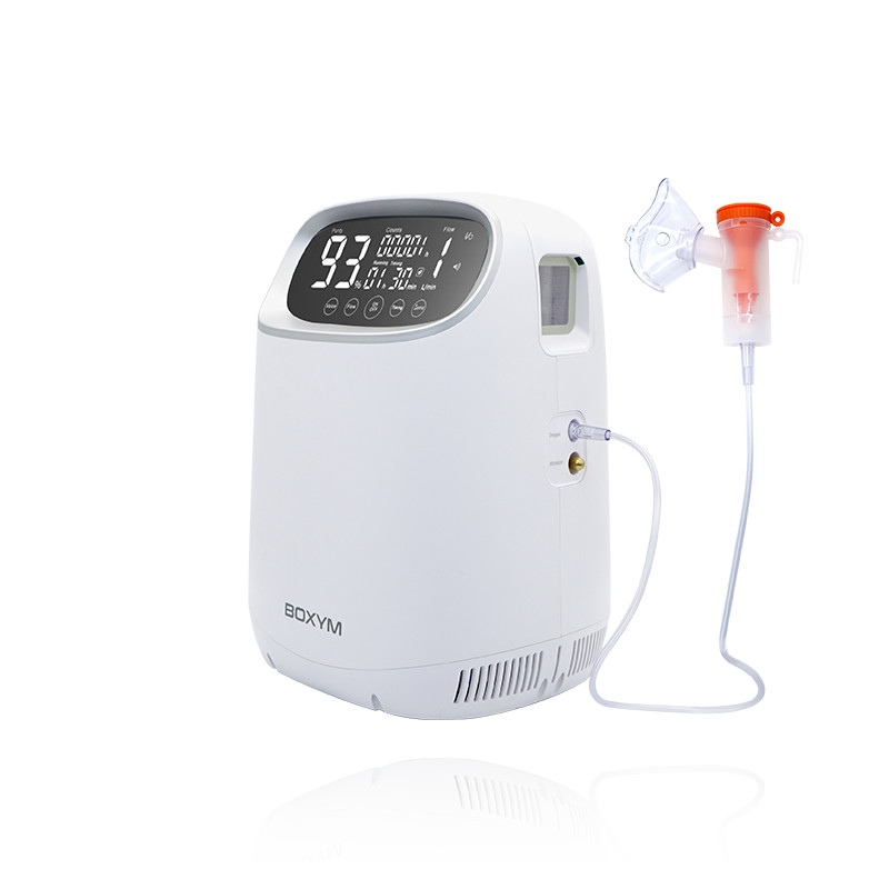 สีขาว 3L แบบพกพา Concentrator ไหลต่อเนื่อง LED หลายชั้นกรอง