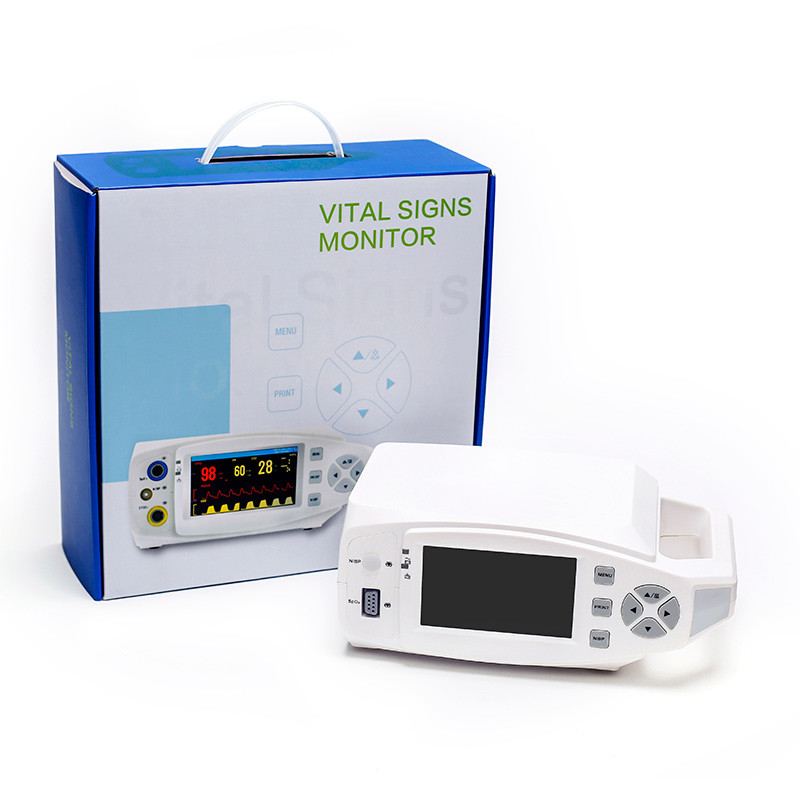 2000mAh Dog Vet เครื่องวัดความดันโลหิตหน้าจอ TFT มือถือ Vital Signs Monitor Vet